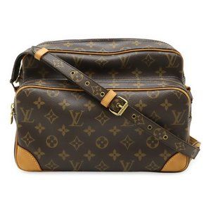LOUIS VUITTON Monogram Nile Shoulder Bag, M45244, Non-sticky